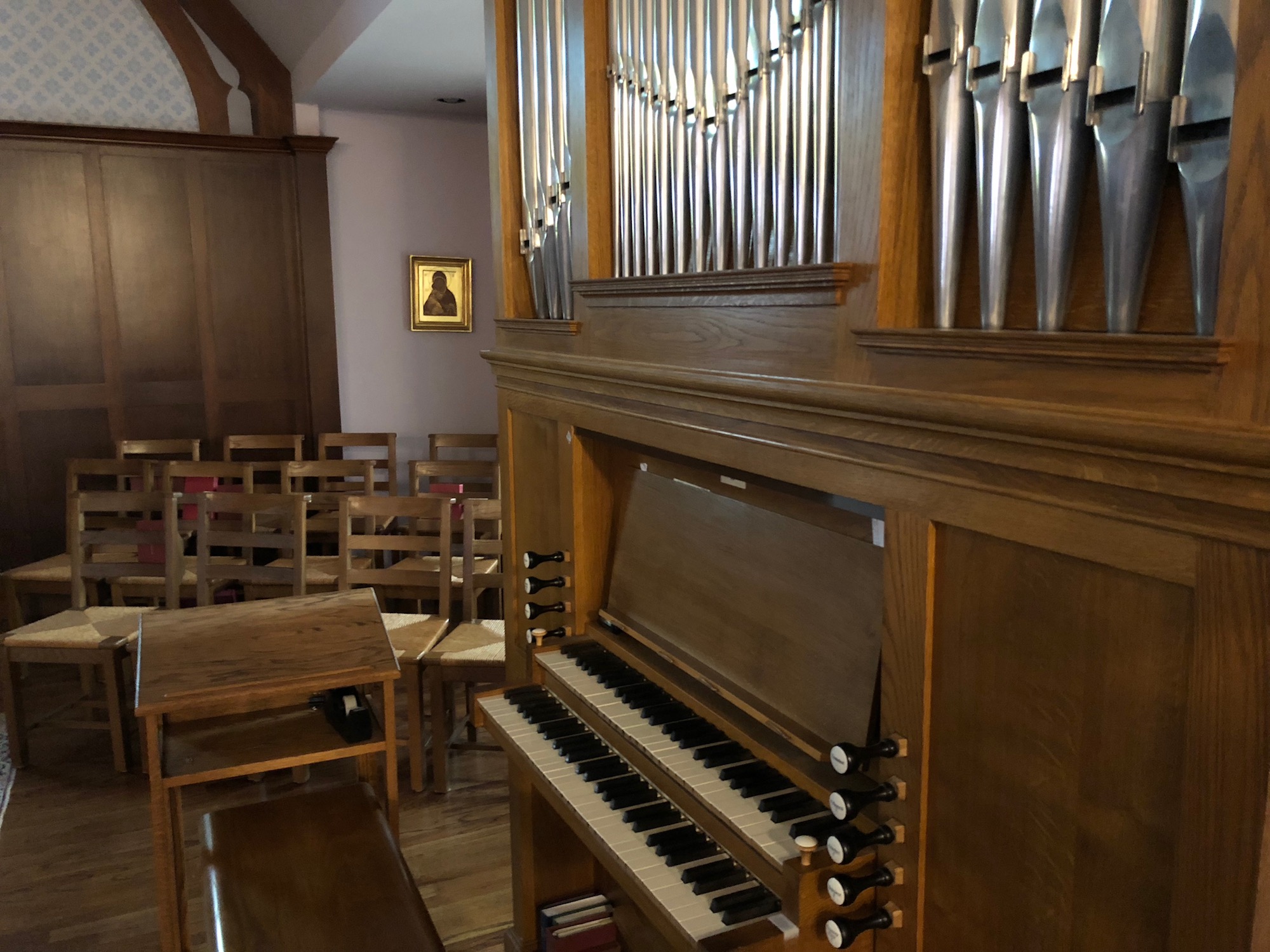Choir Chairs and Organ